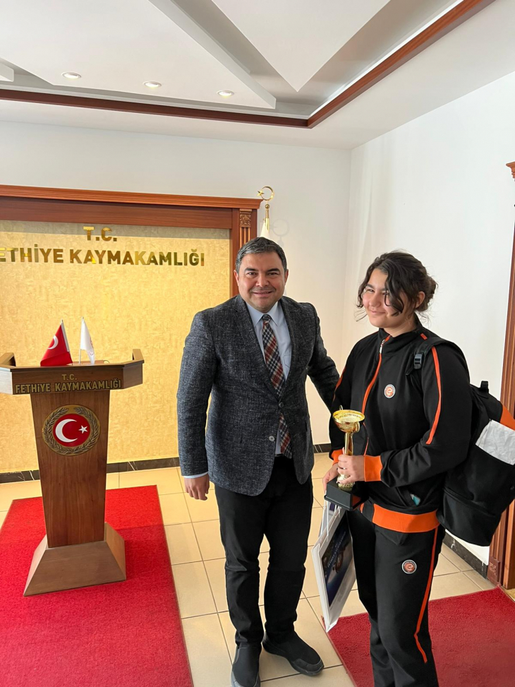 Fethiye Eczacıbaşı Zirvespor'dan Kaymakam Balcı'ya ziyaret