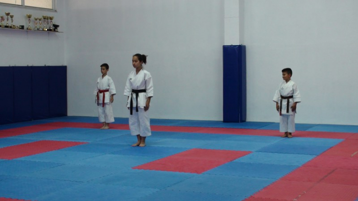 Gençlerden Karate müsabakası