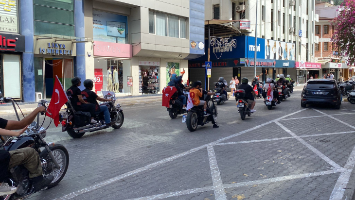 19 Mayıs motosiklet konvoyu düzenlendi